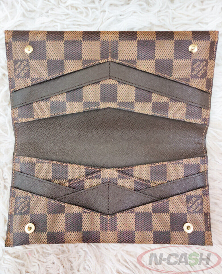 LOUIS VUITTON Origami Damier Ebene Long Wallet_pawnshop2
