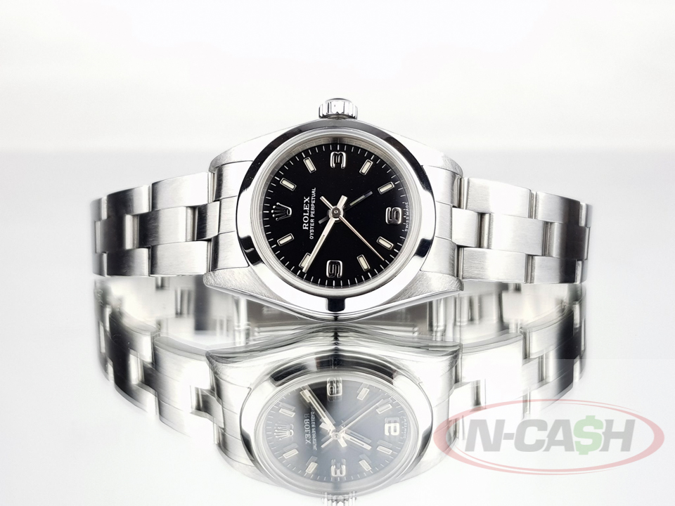 Rolex Oyster Perpetual Black Dial 26mm NCash