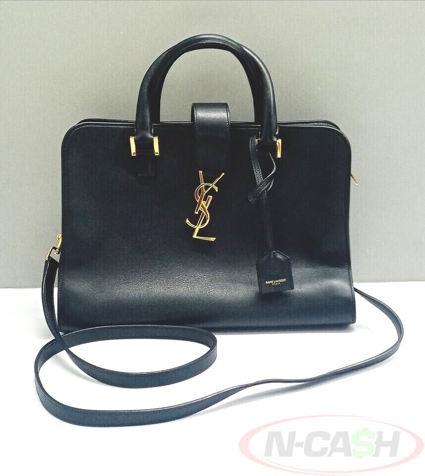 YSL Cabas Monogram Small Smooth Calf Leather Bag