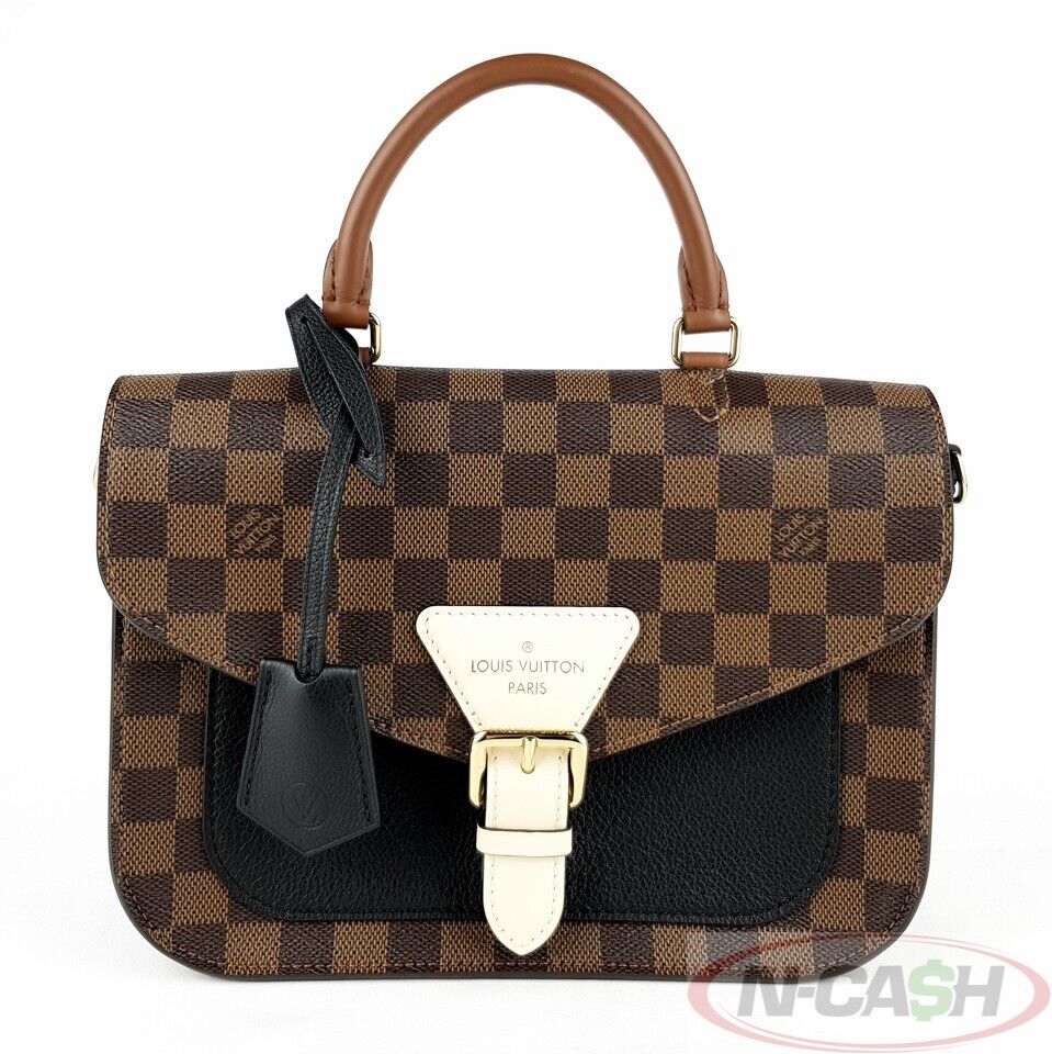 LOUIS VUITTON Damier Ebene Beaumarchais Bag_pawnshop