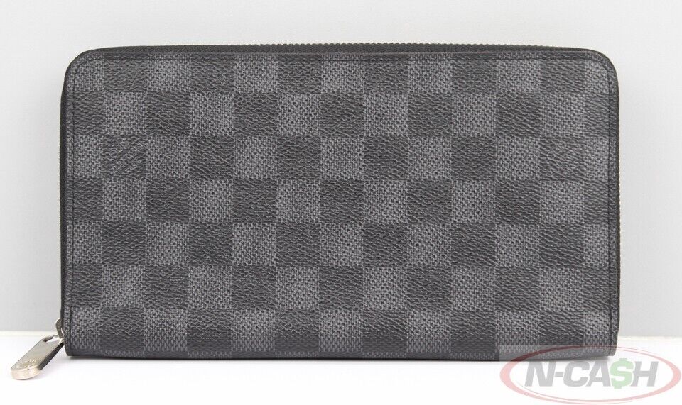 LOUIS VUITTON Damier Graphite Zippy Organizer Wallet_pawnshop