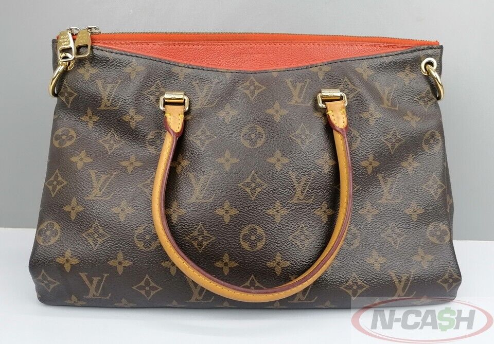 Pallas bag in brown monogram canvas Louis Vuitton - Second Hand