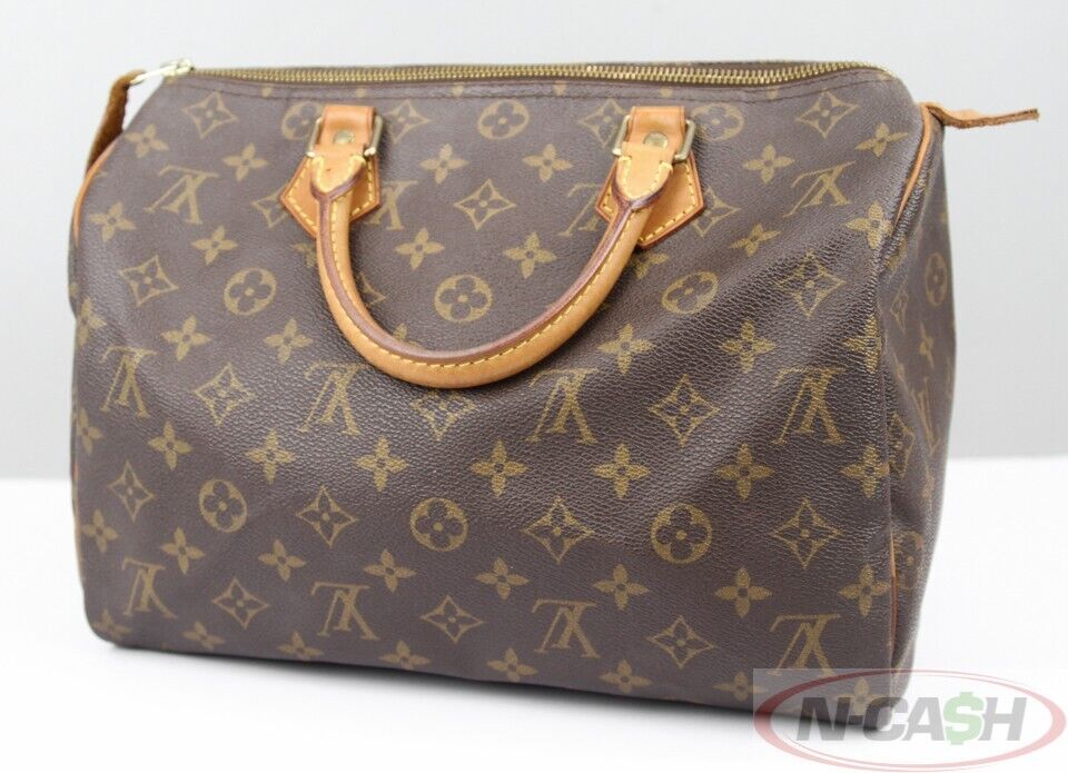 LOUIS VUITTON Speedy 30 Monogram Canvas Bag_pawnshop1