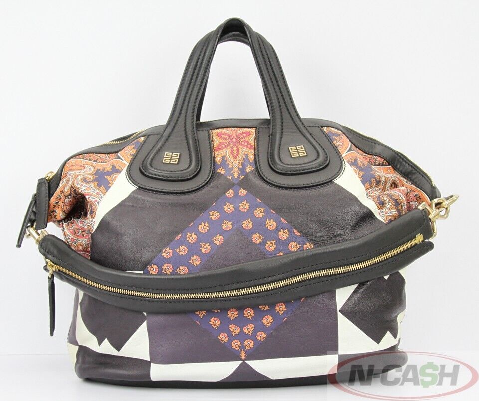 Givenchy Medium Nightingale Color Block Paisley NCash
