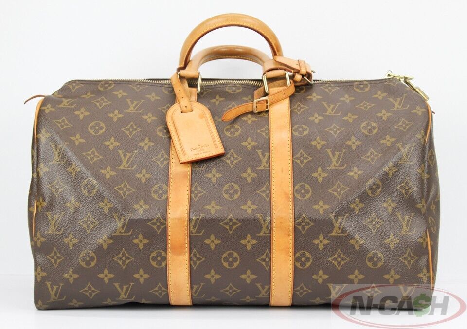 Louis Vuitton Keepall 45 Monogram Canvas Bag NCash