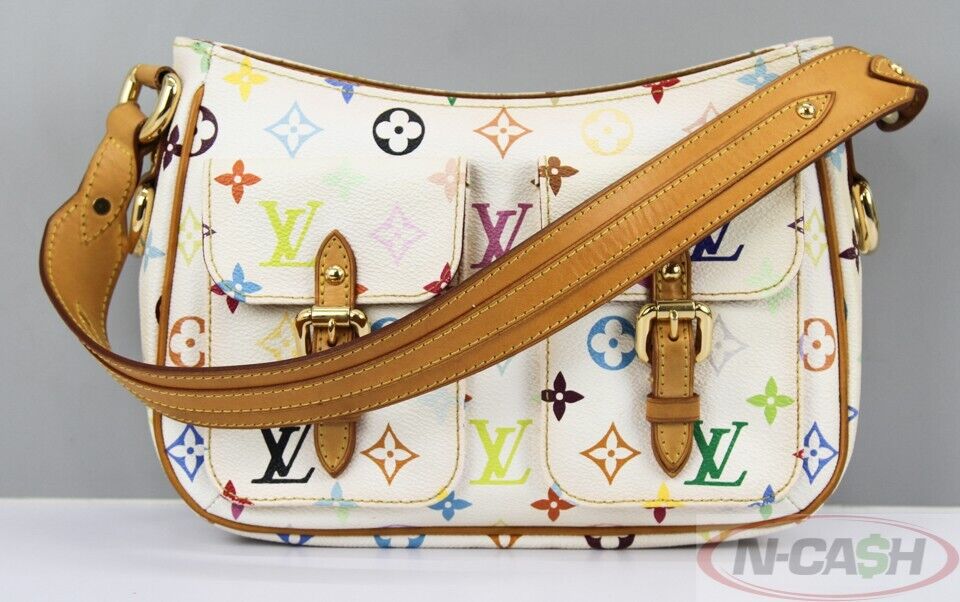 Louis Vuitton Monogram Multicolor Lodge PM White