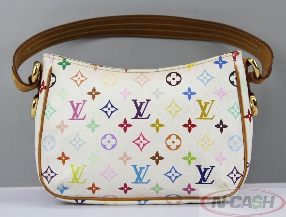 White multicolor hotsell louis vuitton bag