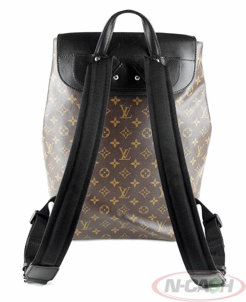 LOUIS VUITTON Macassar Monogram Canvas Palk Backpack_pawnshop1