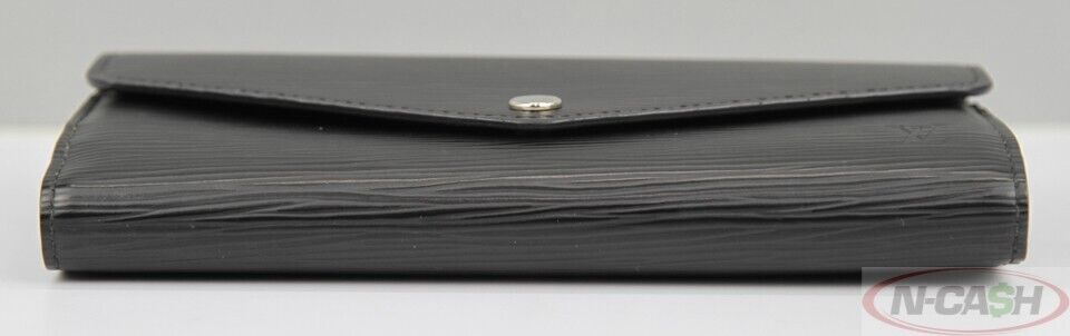 LOUIS VUITTON Sarah NM3 Black Epi Leather Wallet_pawnshop3