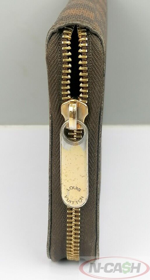 LOUIS VUITTON Zippy Organizer Damier Ebene Wallet_pawnshop2
