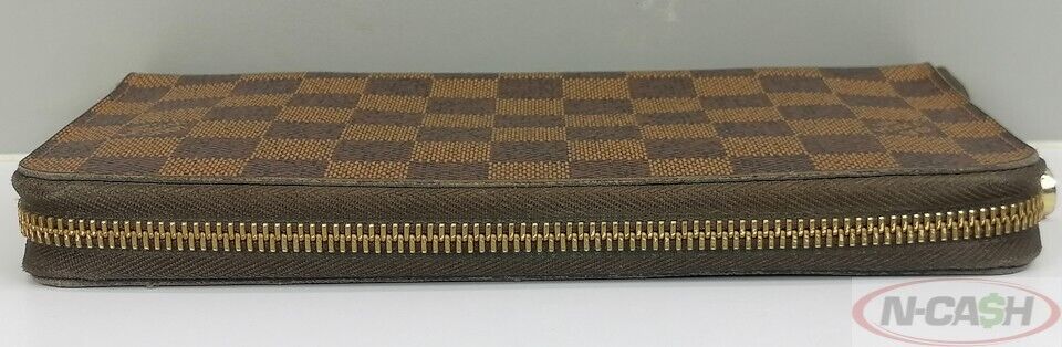 LOUIS VUITTON Zippy Organizer Damier Ebene Wallet_pawnshop3