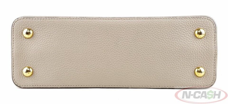 Louis Vuitton Capucines Taurillon Leather Python Galet PM Bag_pawnshop3