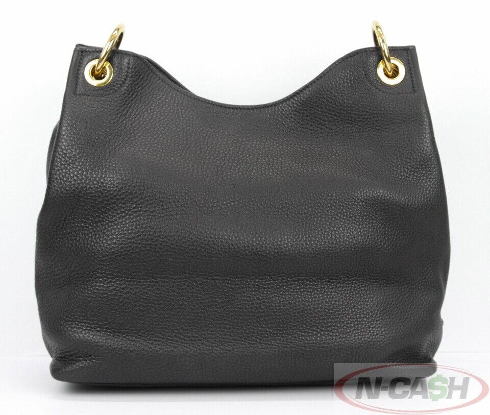 PRADA 1BC051 Vitello Daino Nero Leather Hobo Bag_pawnshop1