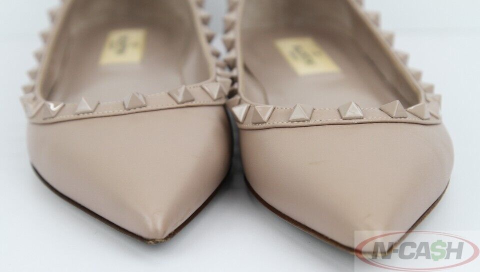 VALENTINO Garavani Beige Leather EU36.5 Ballerina Flats_pawnshop3