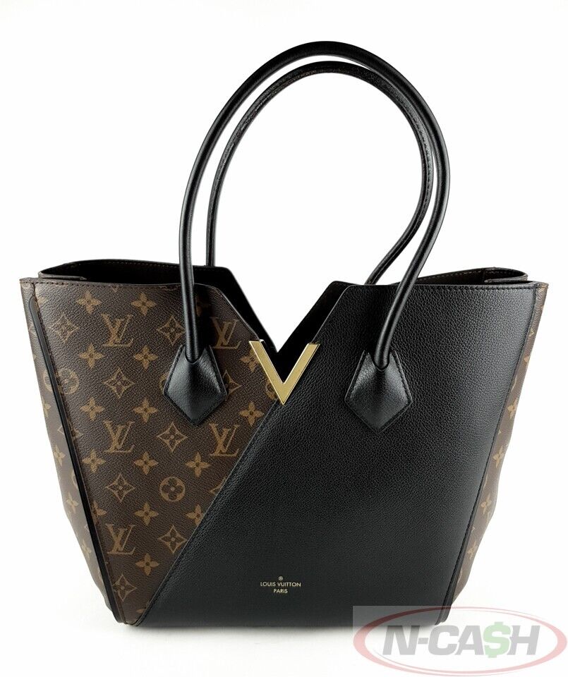 LOUIS VUITTON Kimono Monogram Black Leather Bag