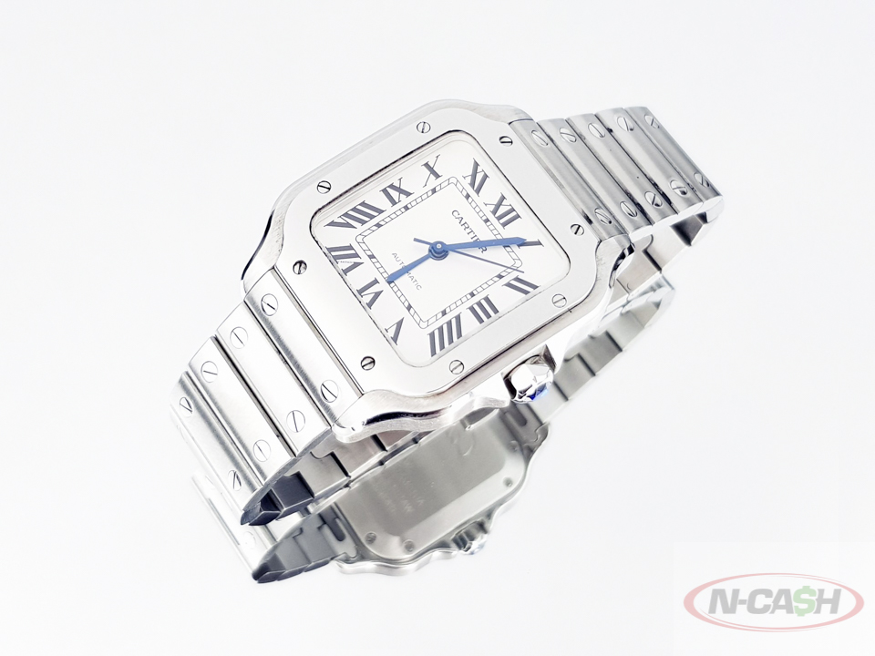 Cartier Santos De Cartier Medium Steel_pawnshop
