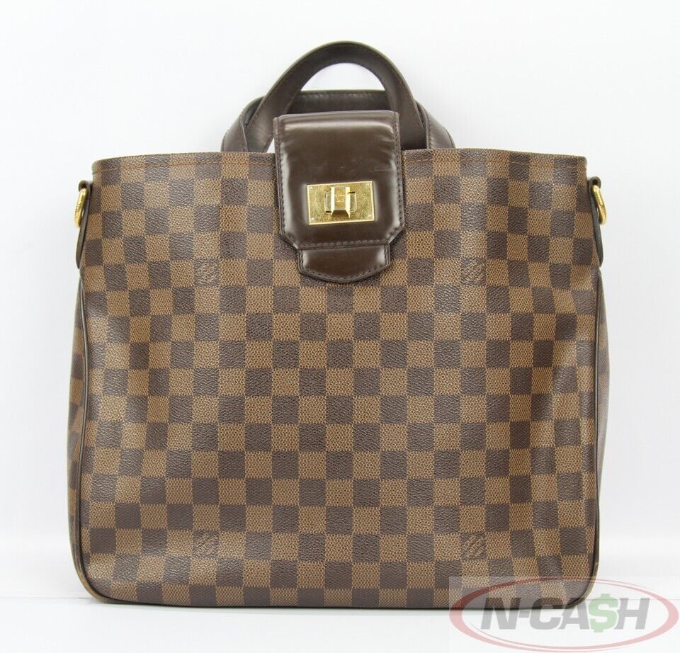 Louis Vuitton Cabas Rosebery Damier Ebene Canvas Bag