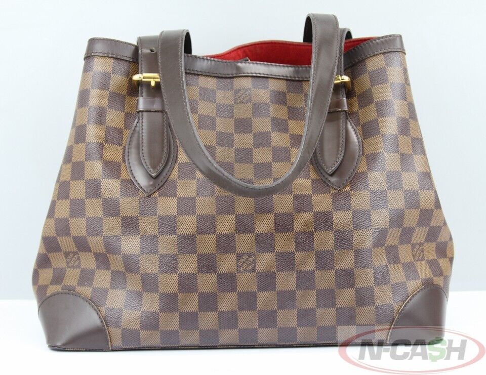 LOUIS VUITTON Hampstead Damier Ebene Canvas MM Bag_pawnshop1