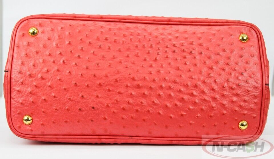 PRADA Saffiano Cuir Ostrich Double Tote Bag_pawnshop3