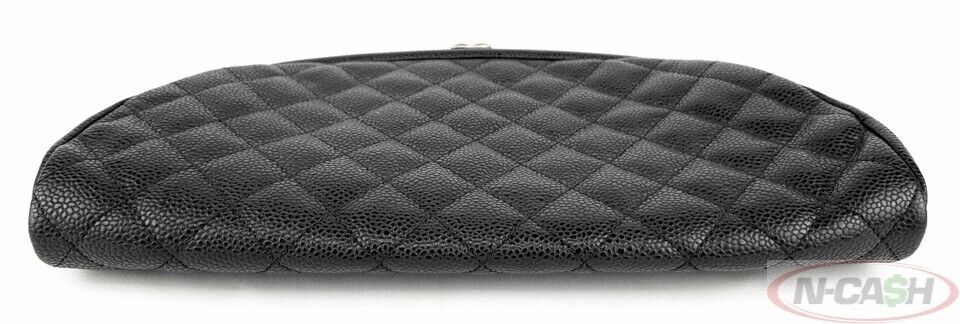 CHANEL Timeless Quilted Caviar Leather Clutch Bag_pawnshop3