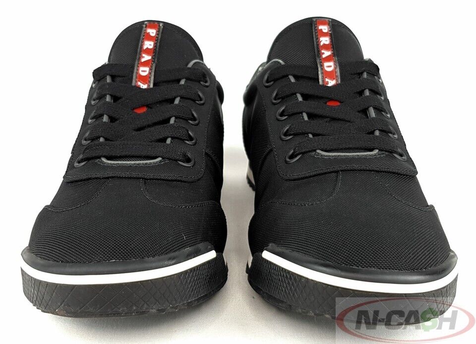 PRADA 4E3235 Nylon Tech Nero US 7 Men's Sneakers_pawnshop1