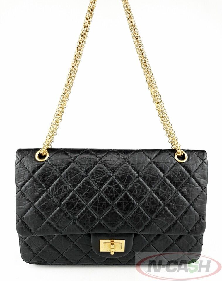 Chanel 2.55 Reissue 227 Aged Calfskin Double Flap | N-Cash