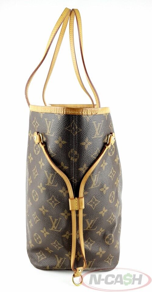 LOUIS VUITTON Neverfull Monogram MM Bag with Pouch_pawnshop2