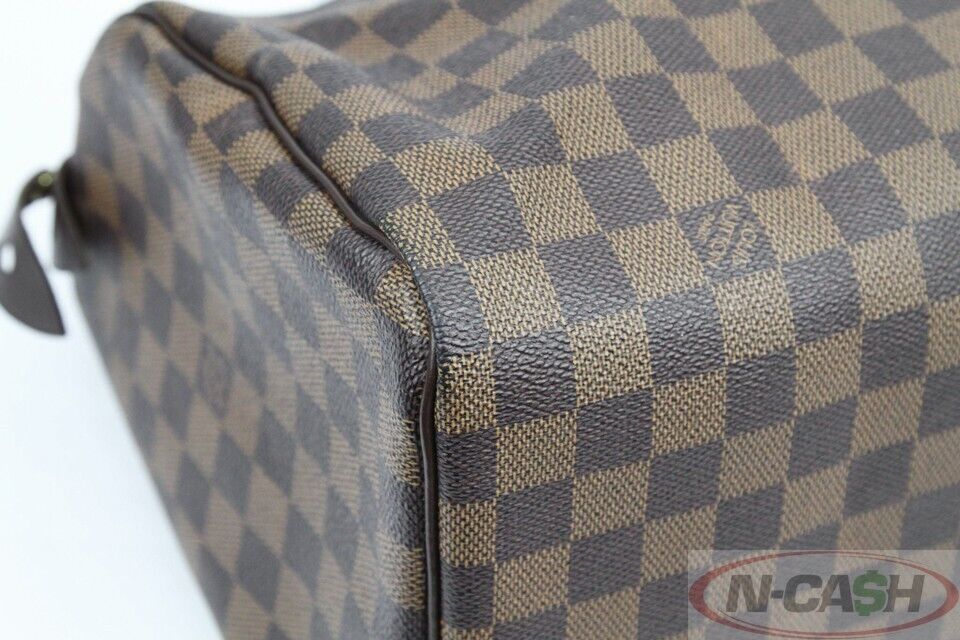 LOUIS VUITTON Speedy 30 Damier Ebene Canvas Bag_pawnshop2