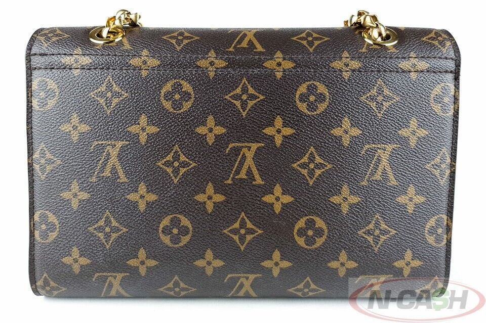LOUIS VUITTON Victoire Noir Monogram Canvas Bag_pawnshop1
