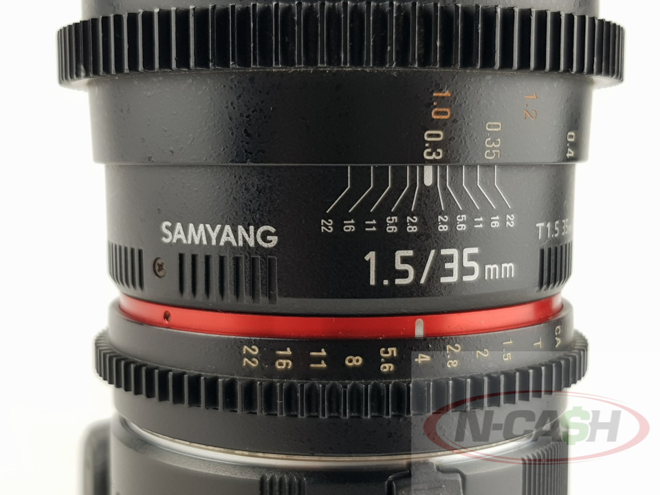 Samyang 35mm T1.5 AS UMC II Lens Canon Mount_pawnshop