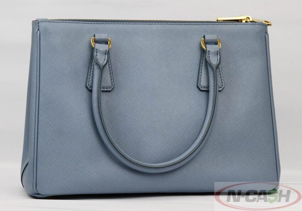 PRADA Light Blue Saffiano Lux Small Galleria Bag_pawnshop1