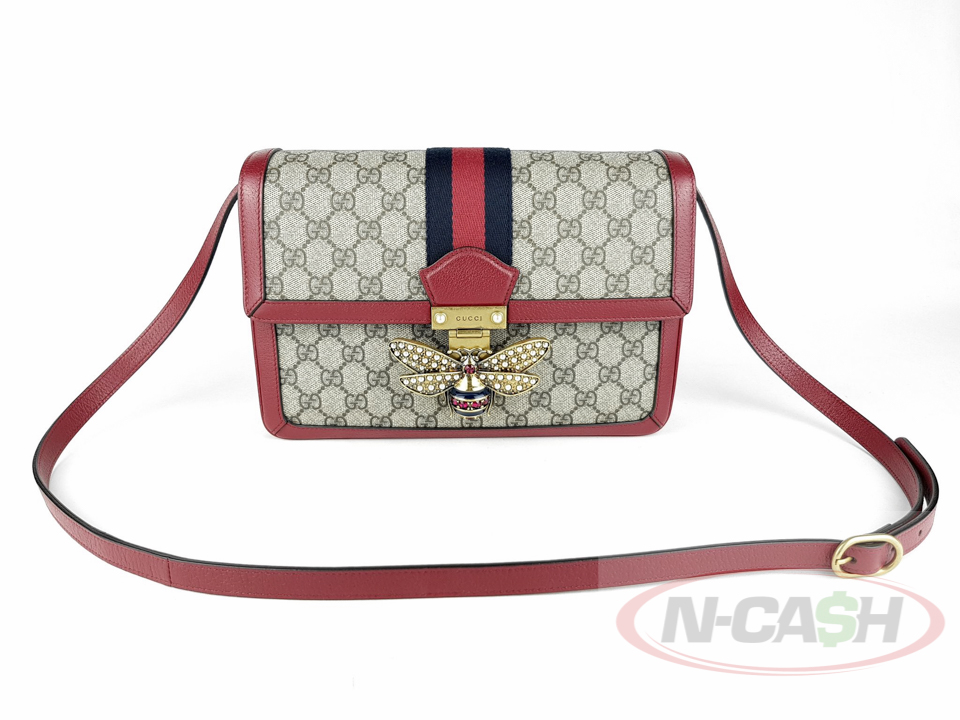 Gucci Soho Disco Red Leather GG Tassel Chain Crossbody Bag – Queen Bee of  Beverly Hills