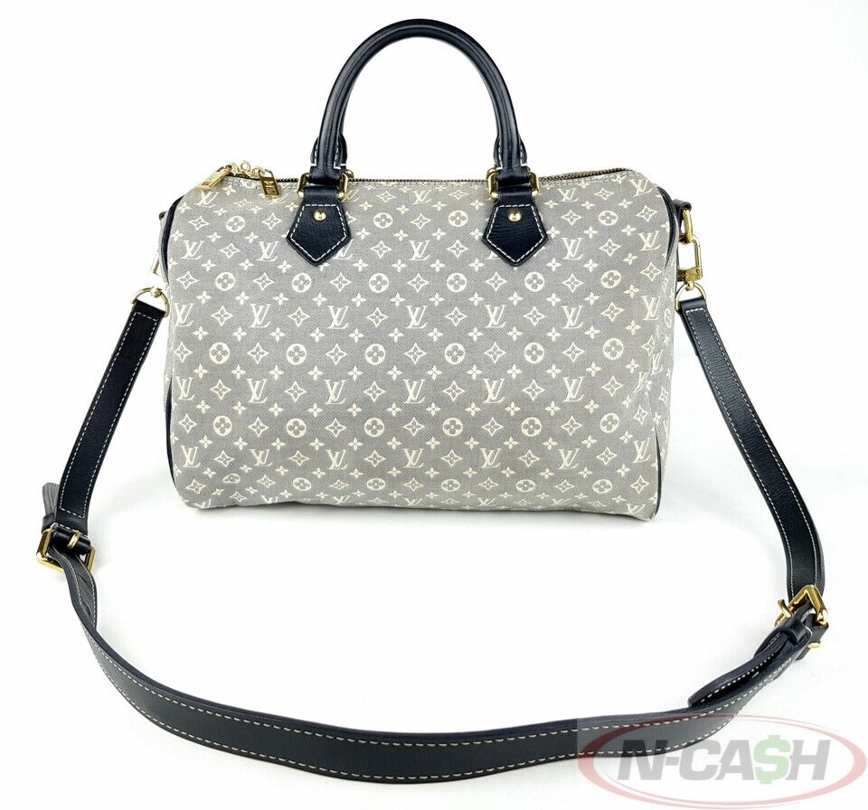 Louis Vuitton Encre Monogram Idylle Canvas Speedy Bandouliere 30 Bag