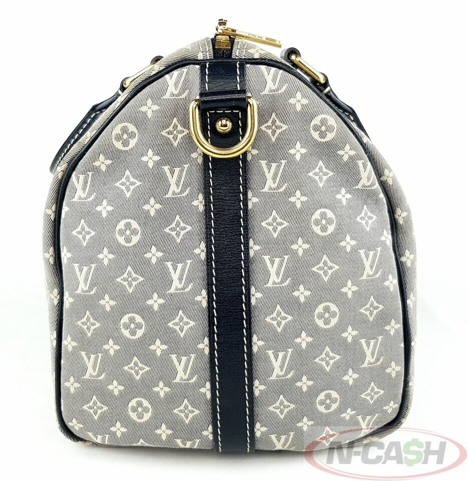 LOUIS VUITTON Speedy 30 Band. Idylle Monogram Encre Blue Bag_pawnshop2