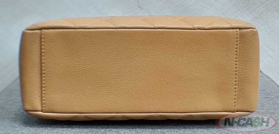 CHANEL GST Caviar Leather Beige Shopping Tote Bag_pawnshop3