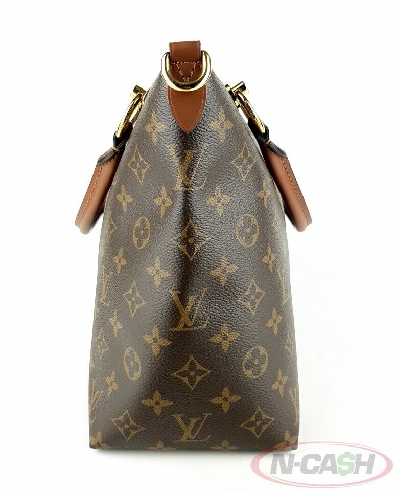 Louis Vuitton Black Monogram Canvas MM V Tote Bag_pawnshop2
