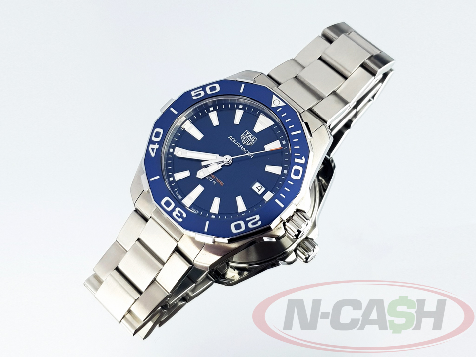 Tag Heuer Aquaracer Blue Dial WAY111c_pawnshop3