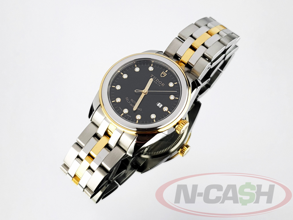 Tudor Glamour Date 31mm Steel Gold Diamond_pawnshop4