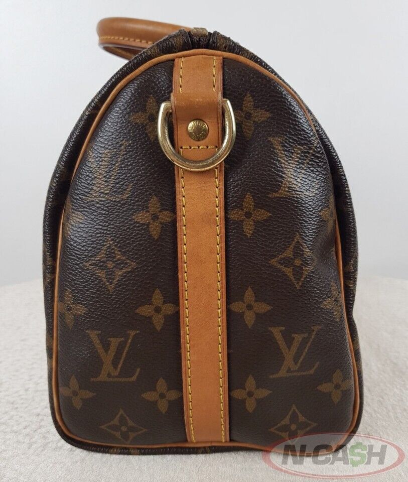 LOUIS VUITTON Speedy 25 Bandouliere Monogram Canvas Bag_pawnshop2