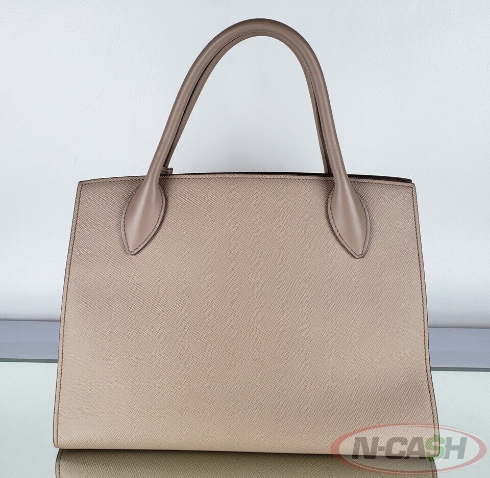 PRADA Borsa Monochrome Saffiano Cuir Leather Bag_pawnshop1