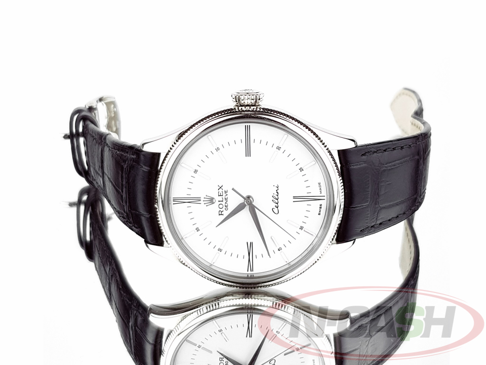 Rolex Cellini Time White Gold Barack Obama_pawnshop