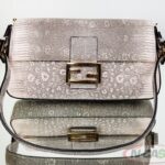 Fendi Baguette 1997 Pink lizard leather Re-Edition bag_pawnshop1