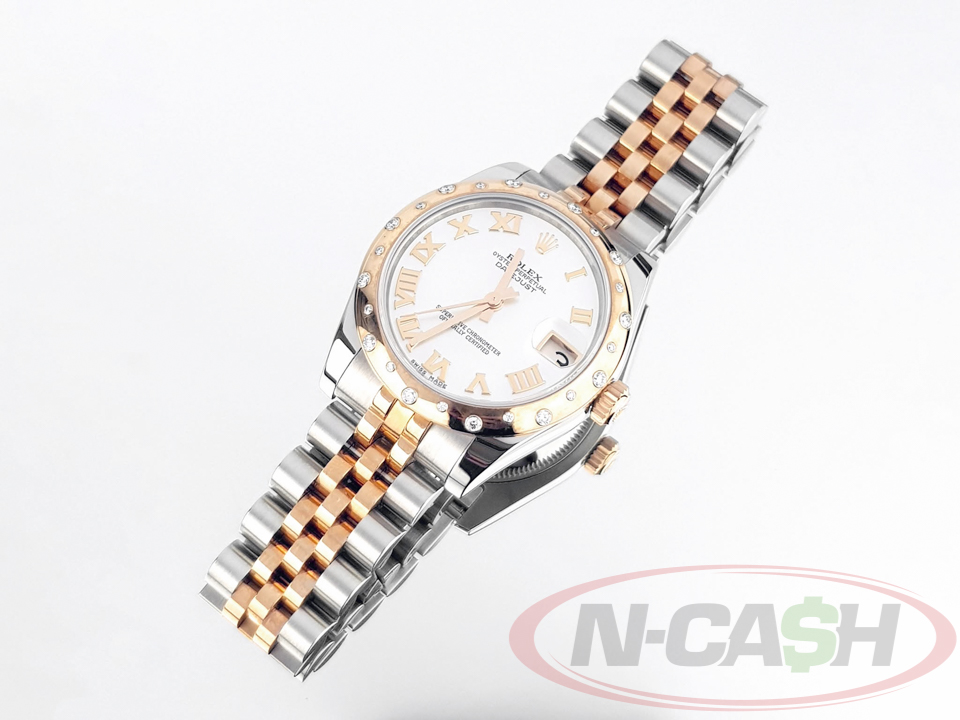 Rolex Datejust 31 Steel Gold Diamond MOP dial_pawnshop1