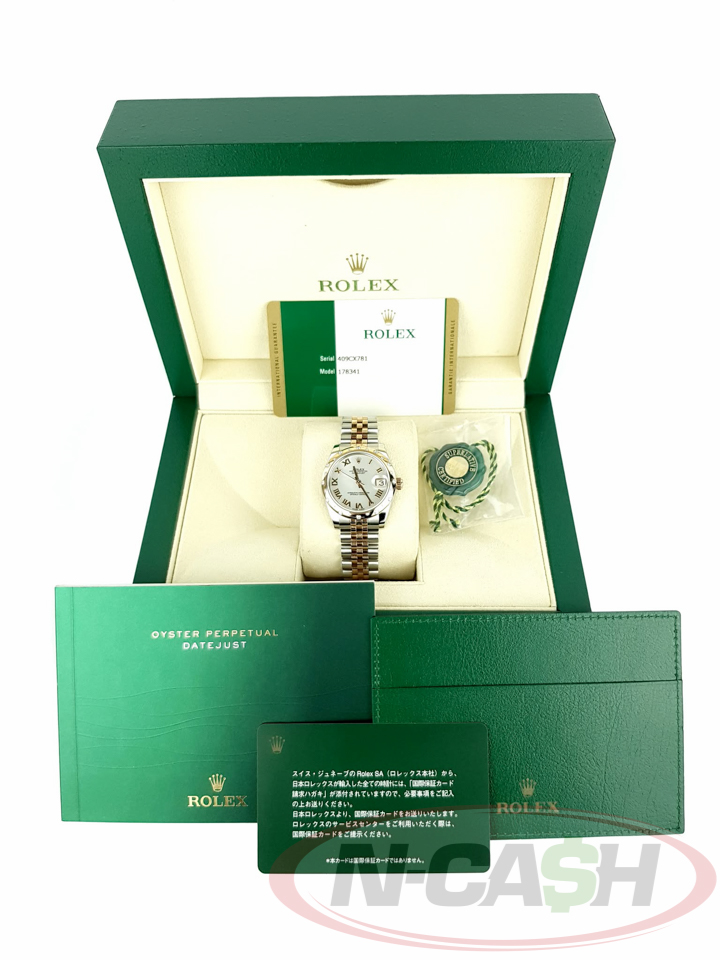 Rolex Datejust 31 Steel Gold Diamond MOP dial_pawnshop3