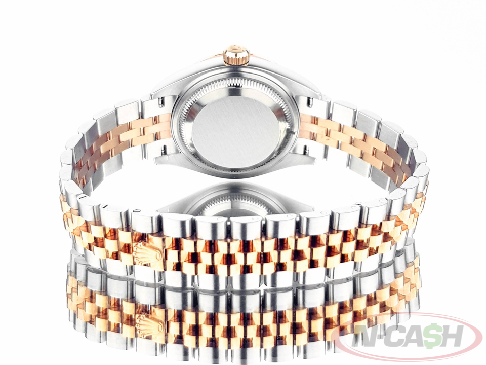 Rolex Datejust 28 Steel Everose Choco Dial Diamond Bezel_pawnshop3