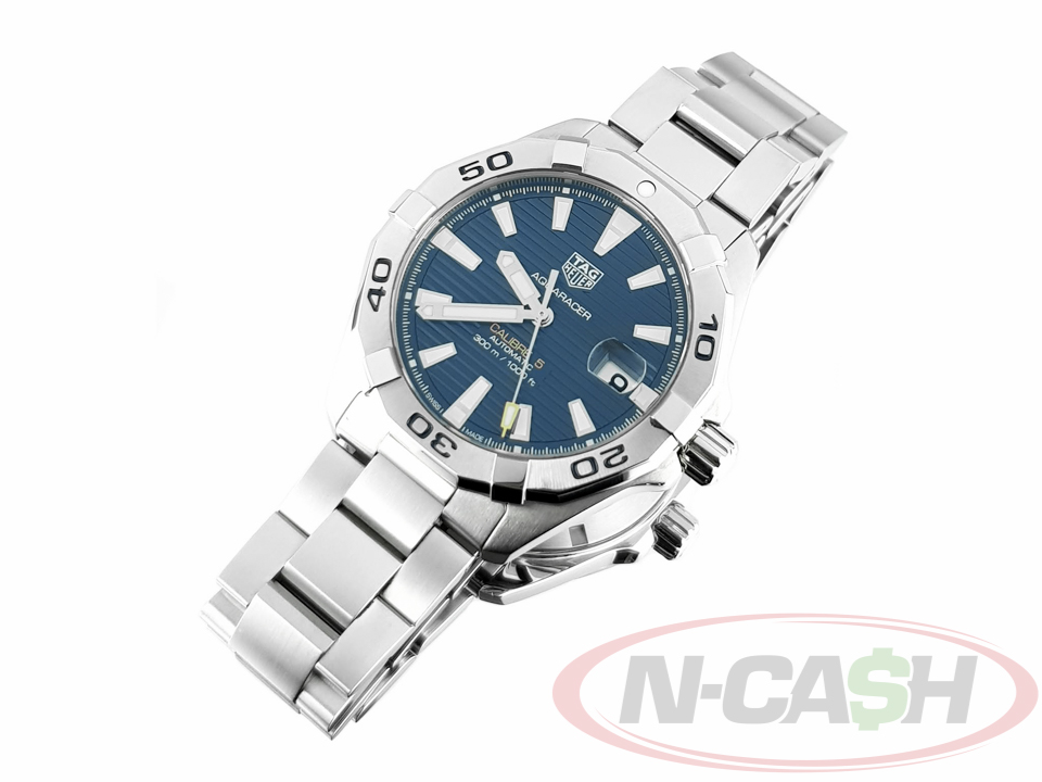 Tag Heuer Aquaracer Calibre 5 Blue Dial_pawnshop1