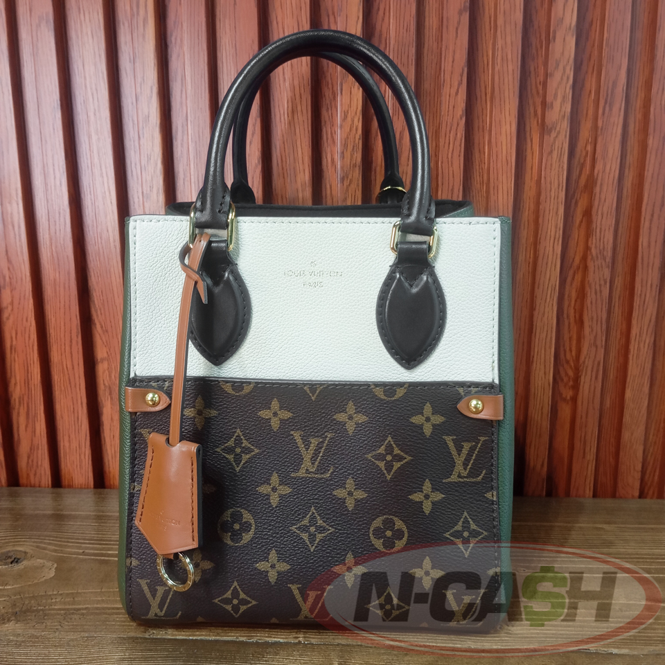 Louis Vuitton Tricolor Fold Tote PM_pawnshop