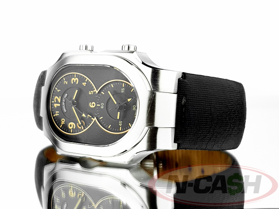 Philip Stein Large Signature Black Dial_pawnshop1