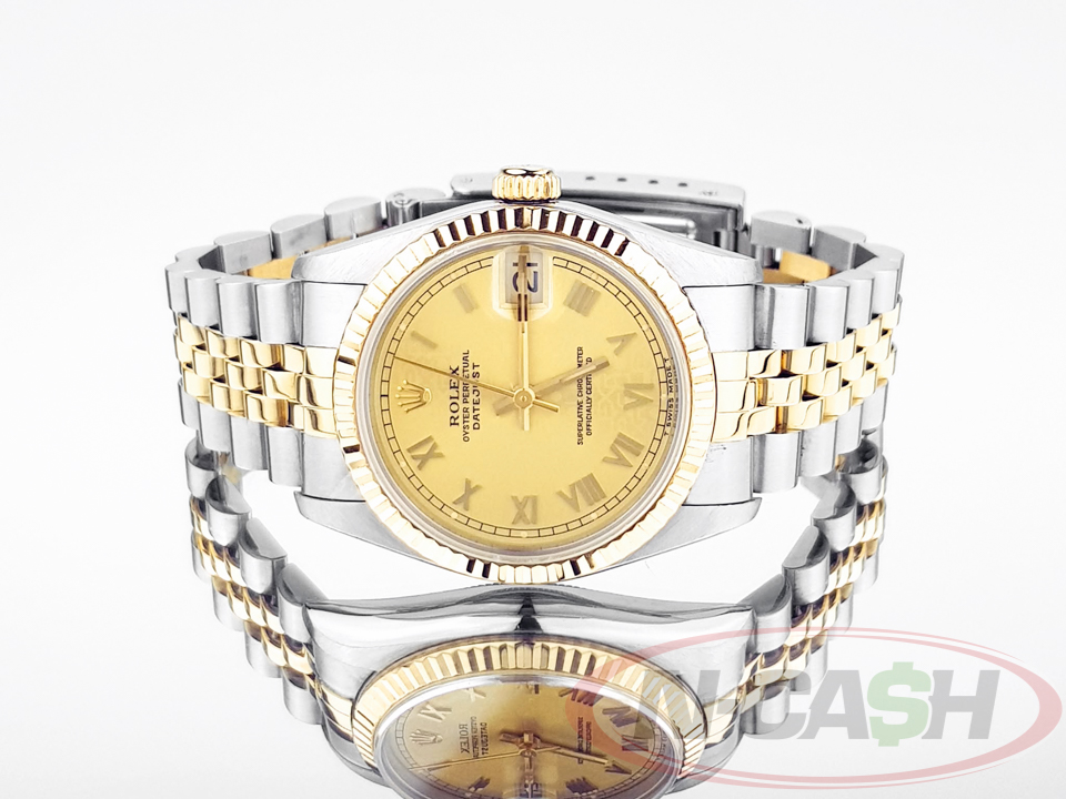 Rolex Datejust 31 Junior Steel Gold Computer Dial_pawnshop
