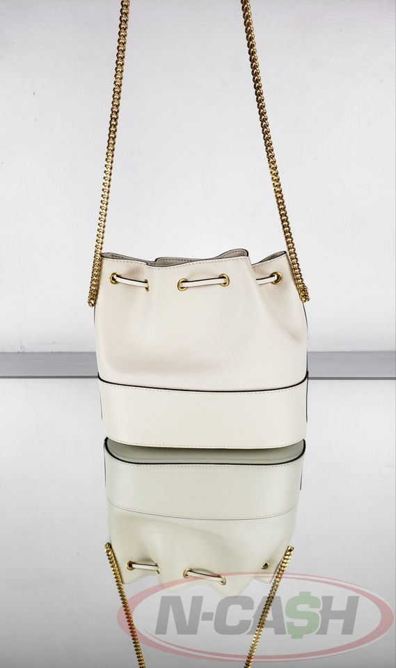 Mini Bucket Bag with V Logo Signature Chain_pawnshop1